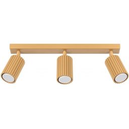 Sollux Lighting Karbon lampa podsufitowa 3x10 W złota SL.1562