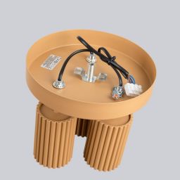 Sollux Lighting Karbon lampa podsufitowa 3x10 W złota SL.1563