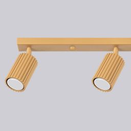 Sollux Lighting Karbon lampa podsufitowa 4x10 W złota SL.1565