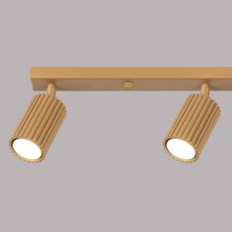 Sollux Lighting Karbon lampa podsufitowa 4x10 W złota SL.1565