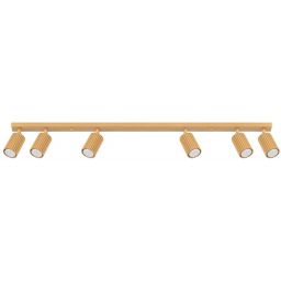 Sollux Lighting Karbon lampa podsufitowa 6x10 W złota SL.1566