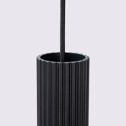 Sollux Lighting Karbon lampa wisząca 1x10 W czarna SL.1573