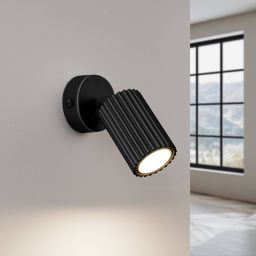 Sollux Lighting Karbon kinkiet 1x10 W czarny SL.1579
