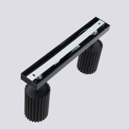 Sollux Lighting Karbon lampa podsufitowa 1x10 W czarna SL.1580