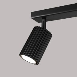 Sollux Lighting Karbon lampa podsufitowa 1x10 W czarna SL.1580