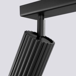 Sollux Lighting Karbon lampa podsufitowa 1x10 W czarna SL.1580
