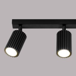 Sollux Lighting Karbon lampa podsufitowa 3x10 W czarna SL.1581