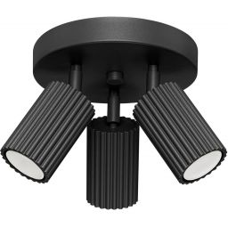 Sollux Lighting Karbon lampa podsufitowa 3x10 W czarna SL.1582