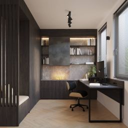 Sollux Lighting Karbon lampa podsufitowa 4x10 W czarna SL.1584