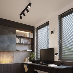 Sollux Lighting Karbon lampa biurkowa 1x10 W czarna SL.1586