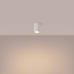Sollux Lighting Karbon lampa podsufitowa 1x10 W beżowa SL.1587