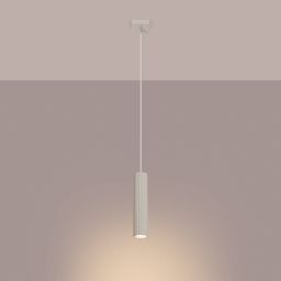 Sollux Lighting Karbon lampa wisząca 1x10 W beżowa SL.1592