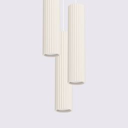 Sollux Lighting Karbon lampa wisząca 3x10 W beżowa SL.1595