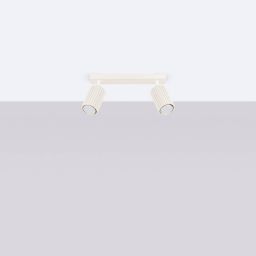 Sollux Lighting Karbon lampa podsufitowa 2x10 W beżowa SL.1599