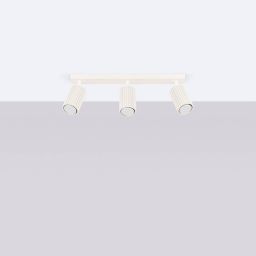 Sollux Lighting Karbon lampa podsufitowa 3x10 W beżowa SL.1600