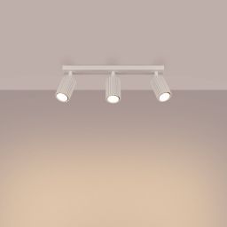 Sollux Lighting Karbon lampa podsufitowa 3x10 W beżowa SL.1600