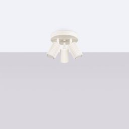 Sollux Lighting Karbon lampa podsufitowa 3x10 W beżowa SL.1601