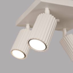 Sollux Lighting Karbon lampa podsufitowa 4x10 W beżowa SL.1602