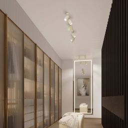 Sollux Lighting Karbon lampa podsufitowa 4x10 W beżowa SL.1603