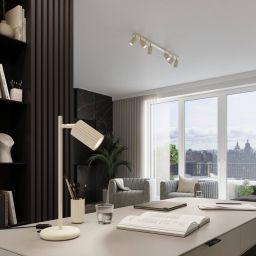 Sollux Lighting Karbon lampa podsufitowa 6x10 W beżowa SL.1604