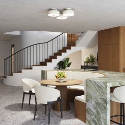 Sollux Lighting Omiq plafon 4x15 W beżowy SL.1679