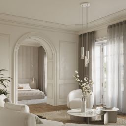 Sollux Lighting Lami lampa wisząca 1x10 W biała SL.1686