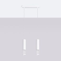 Sollux Lighting Lami lampa wisząca 2x10 W biała SL.1687