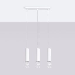 Sollux Lighting Lami lampa wisząca 3x10 W biała SL.1688