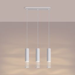 Sollux Lighting Lami lampa wisząca 3x10 W biała SL.1688