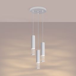 Sollux Lighting Lami lampa wisząca 3x10 W biała SL.1689