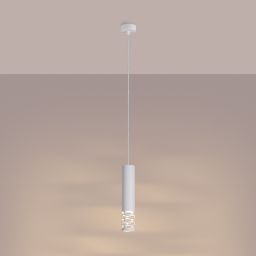 Sollux Lighting Liro lampa wisząca 1x10 W biała SL.1691