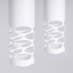 Sollux Lighting Liro lampa wisząca 2x10 W biała SL.1692