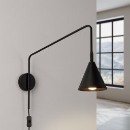 Sollux Lighting Nox kinkiet 1x10 W czarny SL.1697