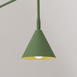 Sollux Lighting Nox kinkiet 1x10 W zielony SL.1700