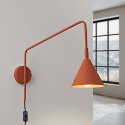 Sollux Lighting Nox kinkiet 1x10 W czerwony SL.1701