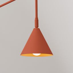 Sollux Lighting Nox kinkiet 1x10 W czerwony SL.1701