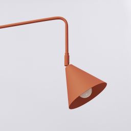 Sollux Lighting Nox kinkiet 1x10 W czerwony SL.1701