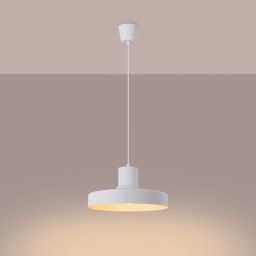 Sollux Lighting Bilo lampa wisząca 1x15 W biała SL.1702