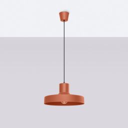 Sollux Lighting Bilo lampa wisząca 1x15 W czerwona SL.1706