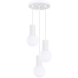 Sollux Lighting Halo lampa wisząca 3x8 W biała SL.1710