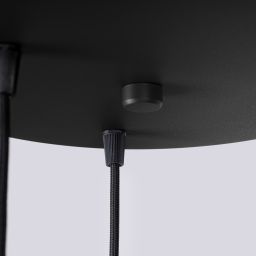 Sollux Lighting Halo lampa wisząca 3x8 W biała-czarna SL.1715