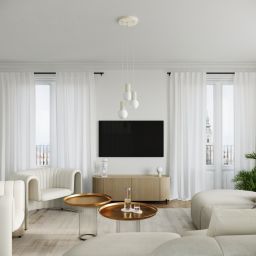 Sollux Lighting Halo lampa biurkowa 1x8 W biała-beżowa SL.1721