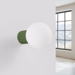 Sollux Lighting Halo kinkiet 1x8 W biały-zielony SL.1722