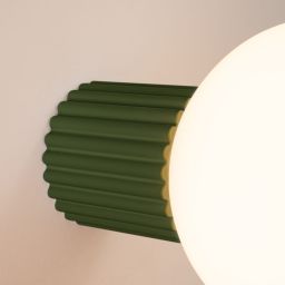 Sollux Lighting Halo kinkiet 1x8 W biały-zielony SL.1722
