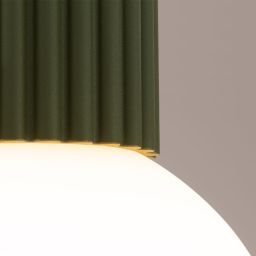 Sollux Lighting Halo lampa podsufitowa 1x8 W biała-zielona SL.1723