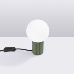 Sollux Lighting Halo lampa biurkowa 1x8 W biała-zielona SL.1726
