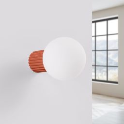 Sollux Lighting Halo kinkiet 1x8 W biały-czerwony SL.1727