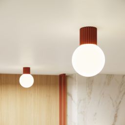 Sollux Lighting Halo lampa podsufitowa 1x8 W biała-czerwona SL.1728