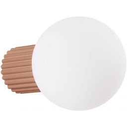 Sollux Lighting Halo kinkiet 1x8 W biały/mocca SL.1732