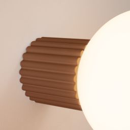 Sollux Lighting Halo kinkiet 1x8 W biały/mocca SL.1732